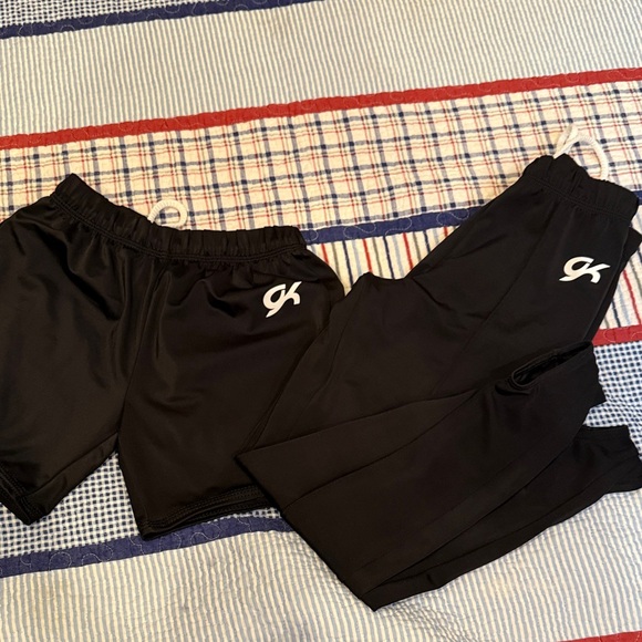 GK Kids Black Boys Gymnataics Shorts and Pommel Horse pant CM new without tags - Picture 1 of 3